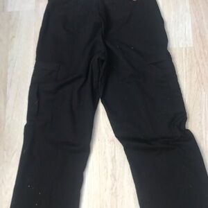 Dickies Black Cargo Pants Relaxed Fit